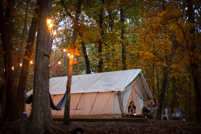 Glamping at Oak Mountain