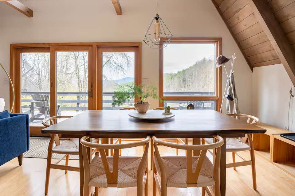 A-Frame Cabin near Boone, Hot Tub