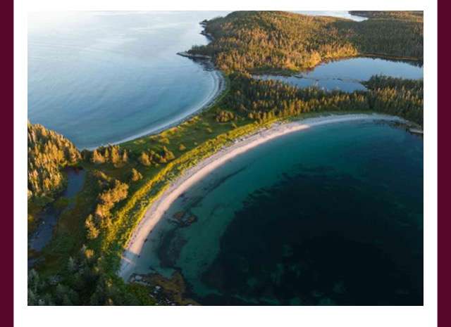 Shelter Cove and Sandy Cove beaches. 