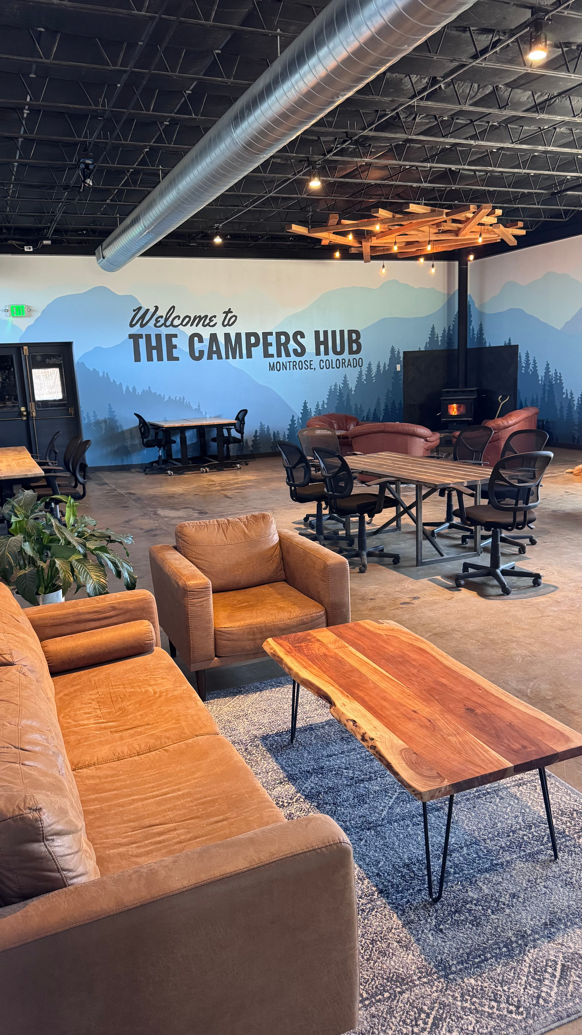 Coworking Space with Mountain Views
