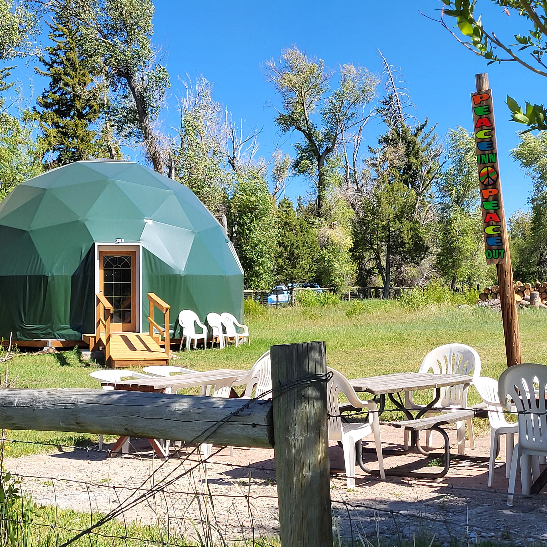Geodesic Phoenix Dome Glamping- Luxury meets outdoorsy- Come Feel the Peace!!