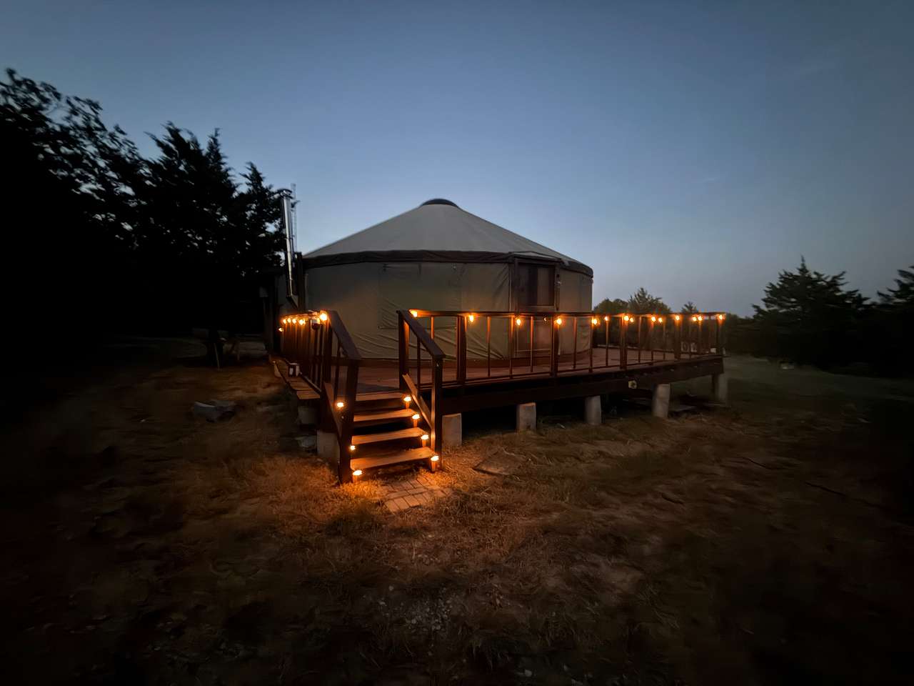 Bluebonnet Prairie Yurt Retreat