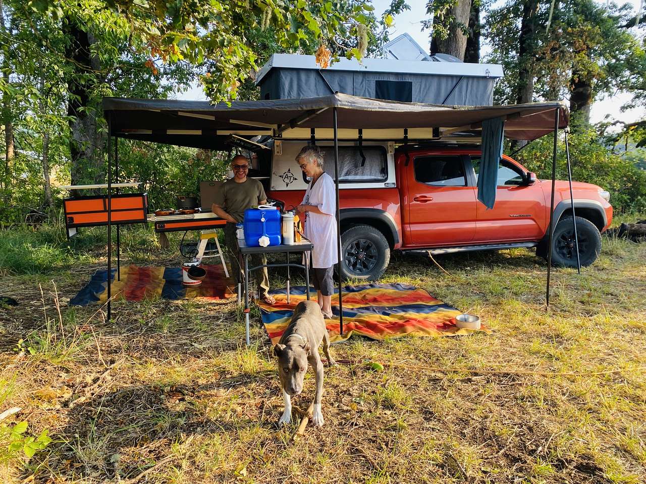 Car, truck camping