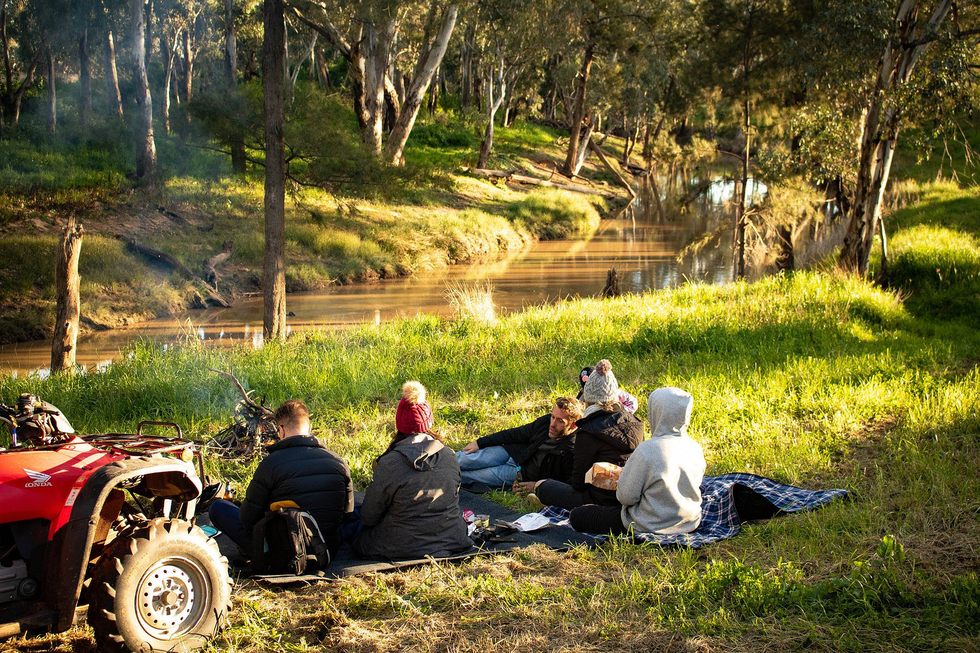 Picnic by the Talbragar river