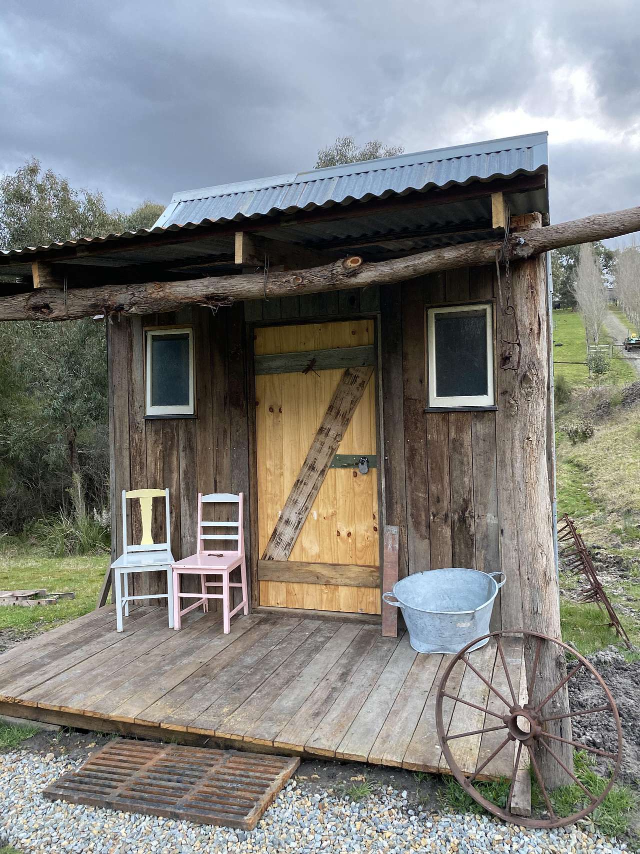 Glamping bathroom 