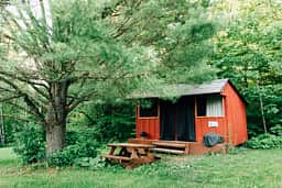 our cute little rustic cabin