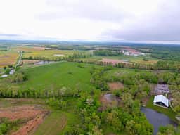 Drone photo of our family farm!