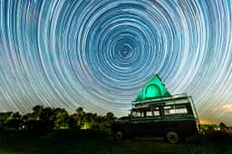 Sleeping under the stars