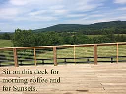 View from huge deck of Pavilion 30 yards away.