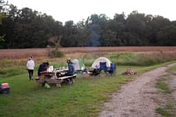 Picnic table was a huge plus!