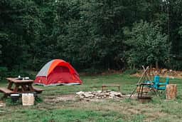 Overview of the campsite