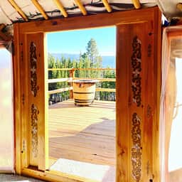 View to the lake