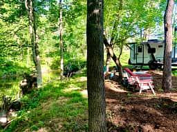 Nothing better than camping by the creek!