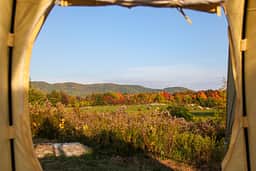 The House of Pisces | Stargazer Bell Tent
View of The Gatineau Hills