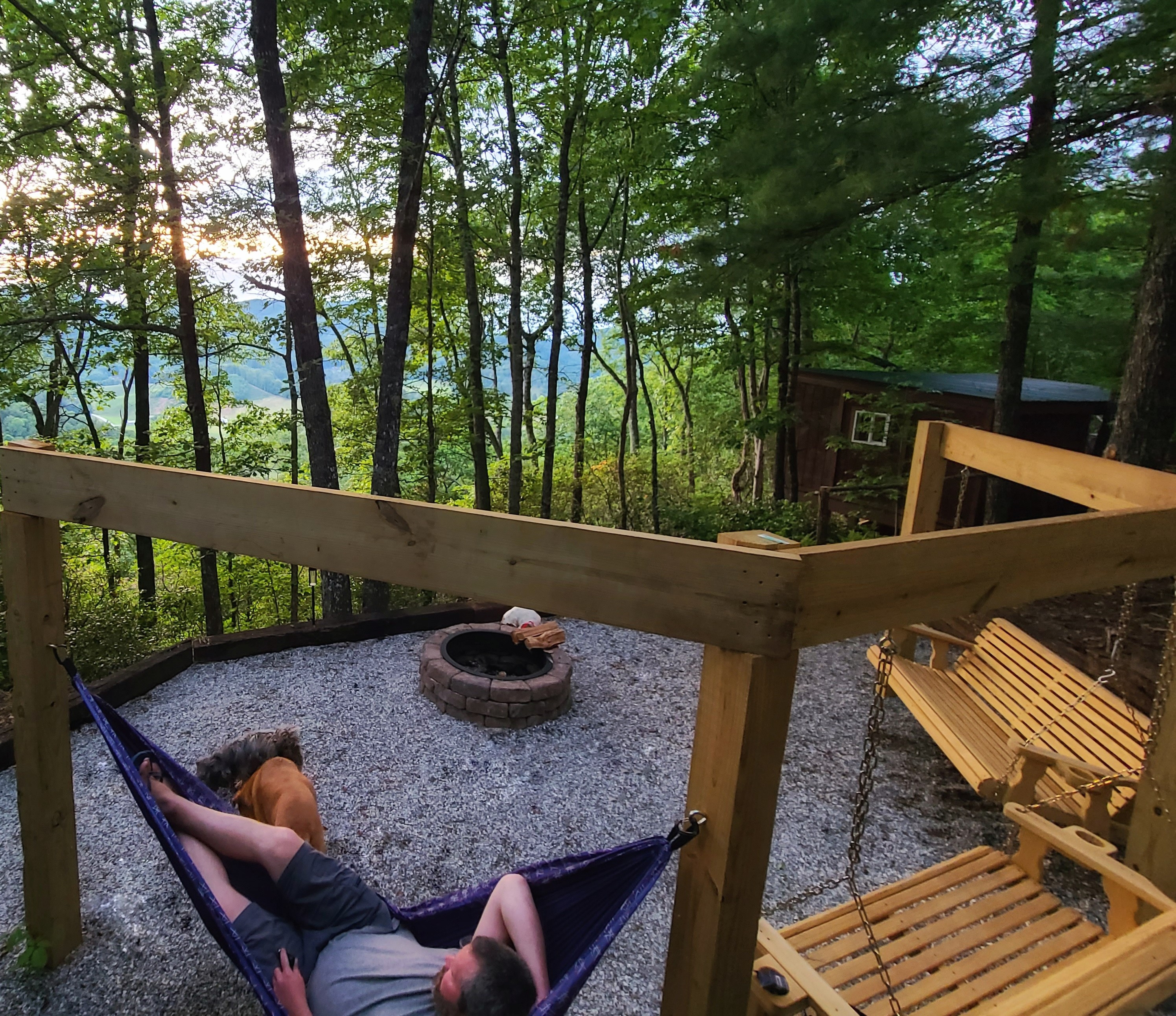 Camper with majestic Bluff View